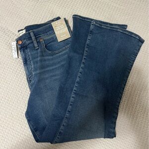 NWT Madewell Kick Out Crop Jeans in Lenoir Wash